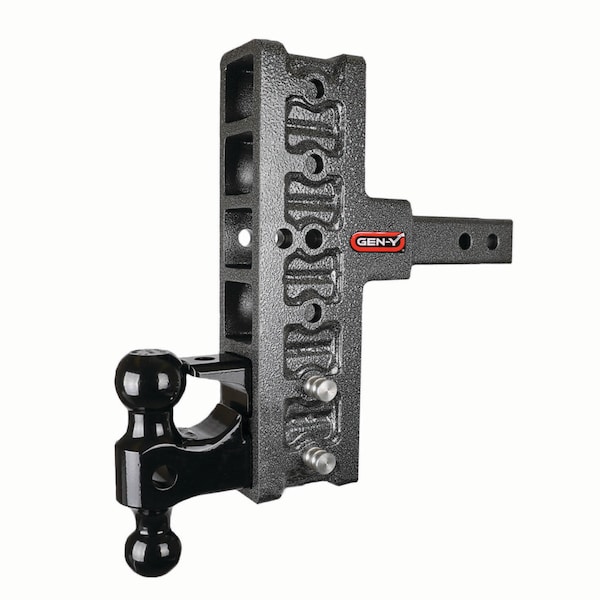 MEGA-DUTY 2 Shank 7.5 Offset Drop 2K TW 16K Hitch & GH-051 Dual-Ball & GH-032 Pintle Lock